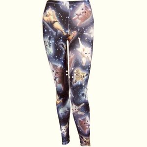 Freeze space cat leggings